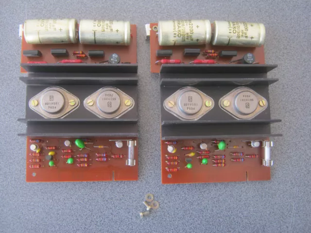 2x POWER AMPLIFIER für REVOX Tonbandgerät Modell  A77