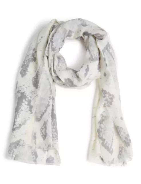 AU 00 - NONI B - Womens Scarf -  Faded Snake Print Scarf