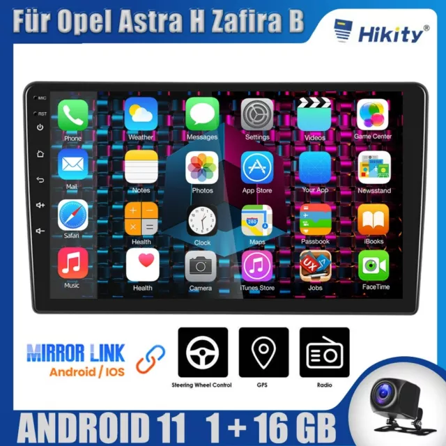 Für Opel Astra H Zafira B 2005-2014 Android 11 Autoradio Navi GPS WIFI BT 1+16GB