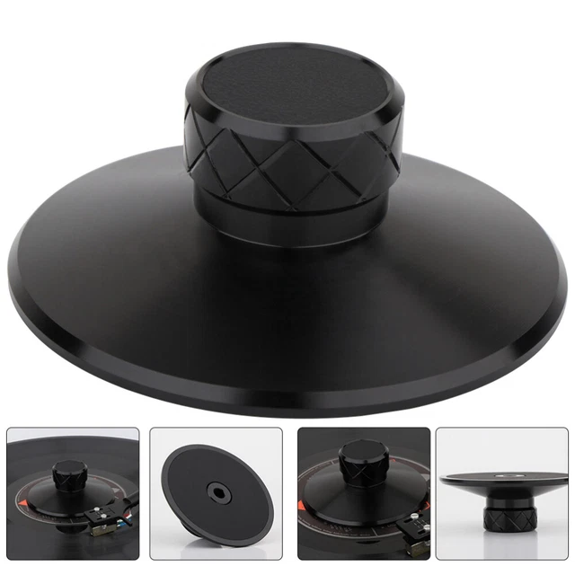Nobsound STB-01 Stabilizzatore In Metallo Per Giradischi Vinile - Piatto Pressa Dischi In Lega Di Zinco, Argento, 230g, Anti-risonanza - 3