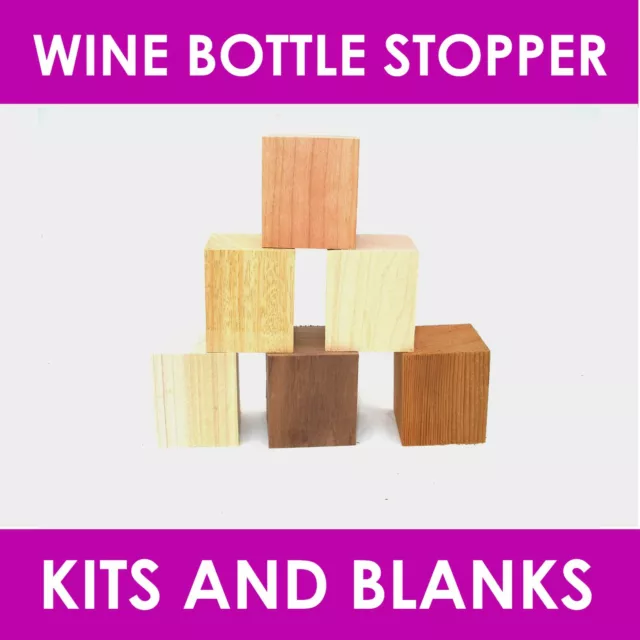 Wine Bottle Stopper Blanks And Kits Woodturning Choose Your Own Species