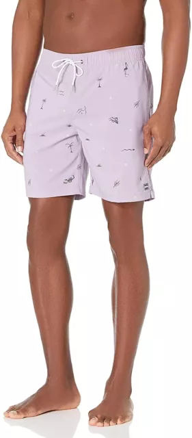 Billabong 266607 Men's Sundays Layback 17 Volley Swimwear Size Medium