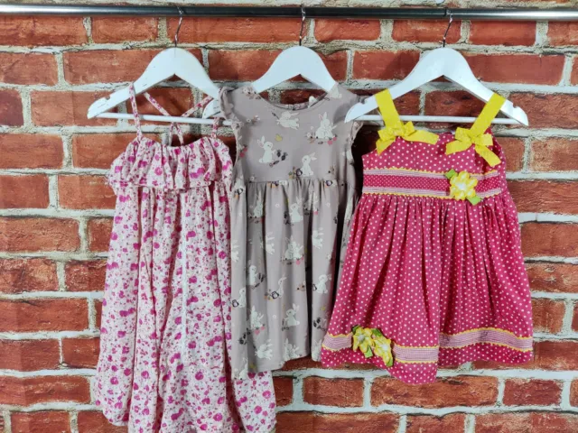 GIRLS BUNDLE AGE 2-3 YEARS NEXT H&M etc SUMMER DRESS SET PRETTY FLORAL KIDS 98CM