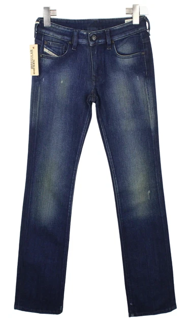 Jean Droit Diesel Ronhar – Taille W26 – Bleu, 98% Coton – Neuf Avec étiquettes