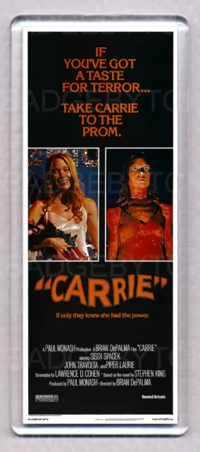 CARRIE movie poster 'WIDE' FRIDGE MAGNET  -  STEPHEN KING Horror Classic!