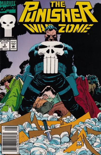 The Punisher: War Zone #3 Newsstand Cover (1992-1995) Marvel