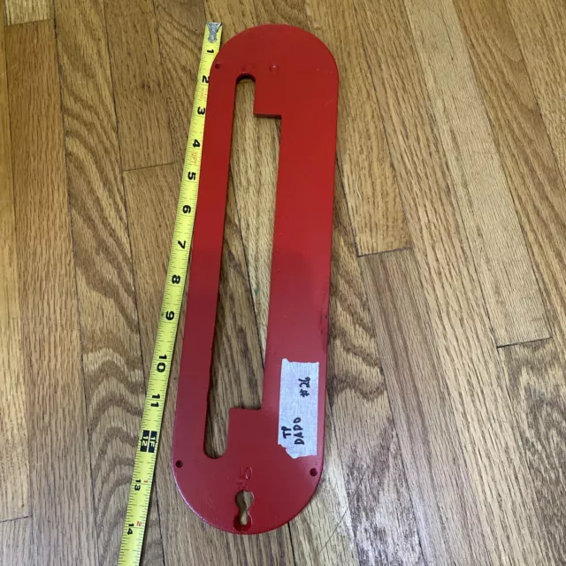 Craftsman 113 Belt Table Saw Throat Plate Dado Blade Insert  14”x3 3/4”  #26