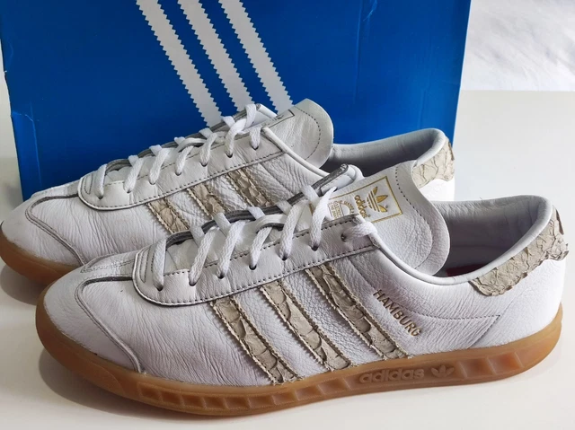 white leather hamburgs