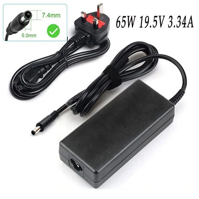 65W 19.5V 3.34A Laptop AC Adapter Charger Power Cord for Dell Latitude 3190 3340