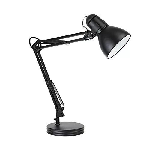 Globe 5698601 28" Heavy Base Top Moving Spring Balanced Swing Arm Desk Lamp B... Globe 5698601 28" Heavy Base Top Moving Spring Balanced Swing Arm Desk Lamp B...