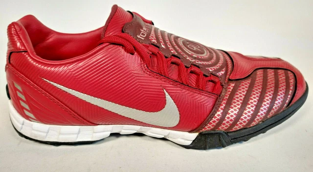 NIKE SHOOT TOTAL Ninety T90 Football Astro Turf Boots Red 2008