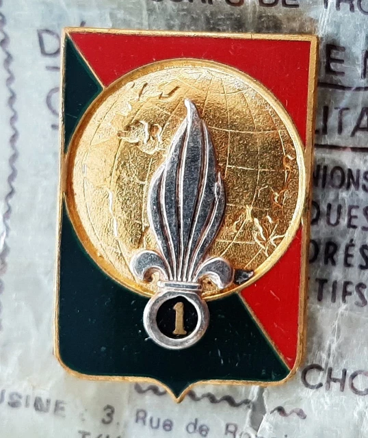 INSIGNE DÉPOT DES Engagés 1940 WWII LÉGION ÉTRANGÈRE Retirage Drago FFL
