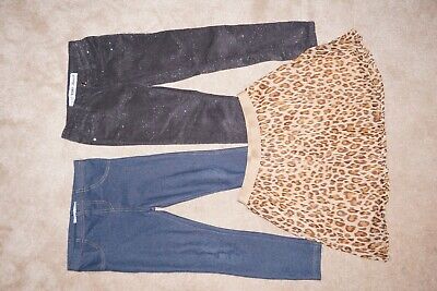 Girls Clothing Bundle GAP 6-7 anni Stampa Animale Gonna Primark Jeggings Luccicante
