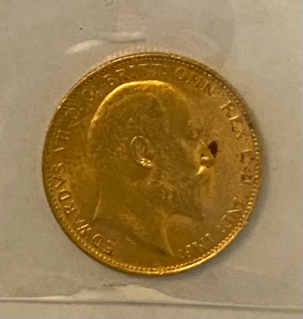 1910 Great Britain Sovereign Gold Coin King Edward VII - No Reserve