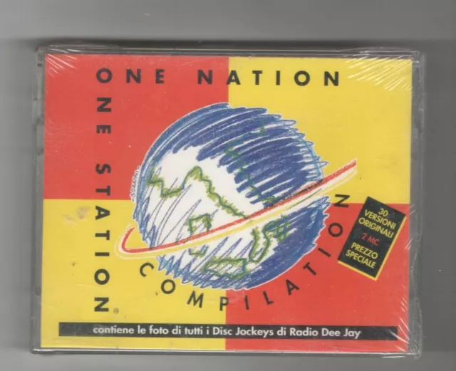 One Nation One Station Compilation Doppia  Mc Musicassetta Nuova Sigillata