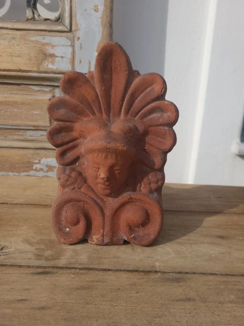 Old Greek Akrokeramo, Greek Acroterion, 1880-1920 Greek Terracotta Ceramic