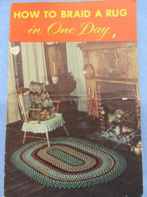 Cómo trenzar una alfombra en un folleto de un día 1949