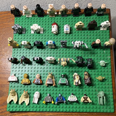 huge lot of lego minifigures
