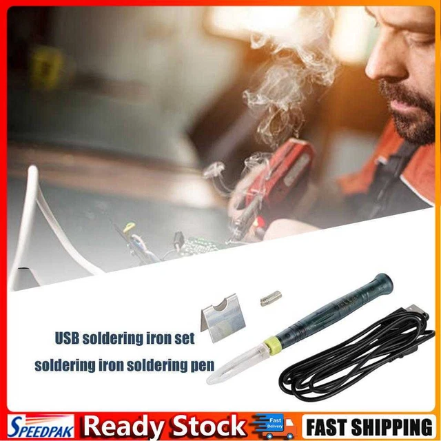 5V 8W Electric Solder Iron Rework Station Welding Repair Tools Kit with Tin Wire