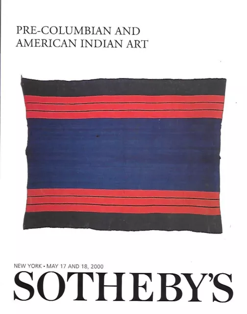 Sotheby's Pre-Columbian Native American Indian Art Auction Catalog May 2000