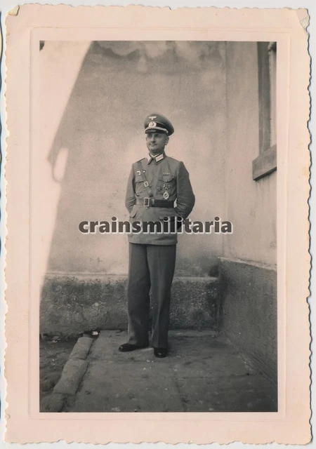 Orig. Foto Portrait Heer Leutnant Offizier m. Orden ua 1.WK Bayern Pilot