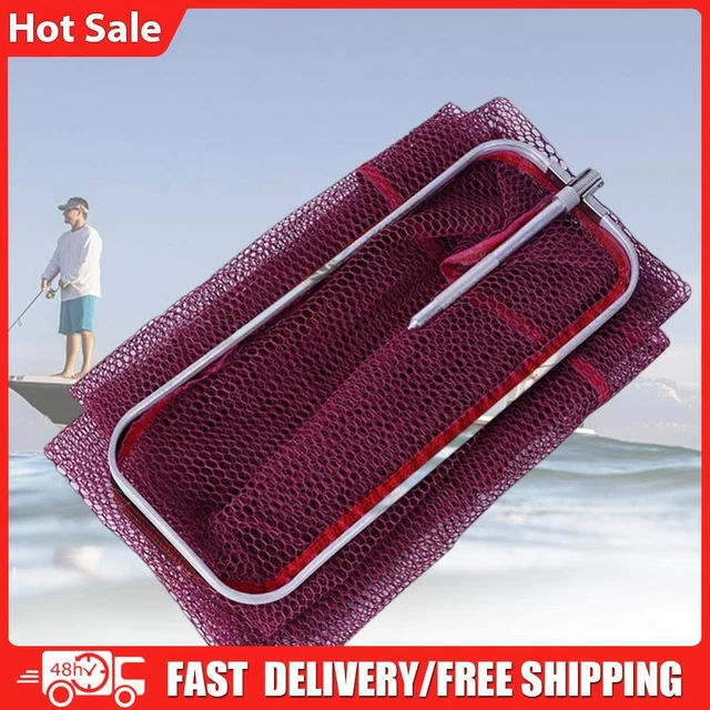 Fishing Net with Plastic Handle Antioxidant Fishing Hand Net Outdoor Accessories