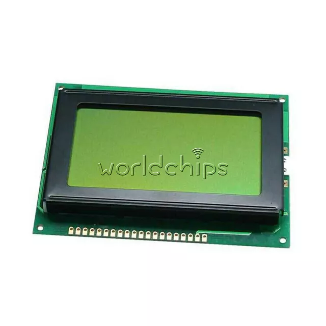 5V 12864 Yellow Green 128x64 LCD Display 1602LCD IIC/I2C/SPI Serial for Arduino