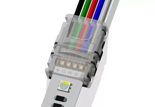 LED (Stripe zu Kabel) Schnell Verbinder Connector für RGBW/WW IP65 Wasserdicht