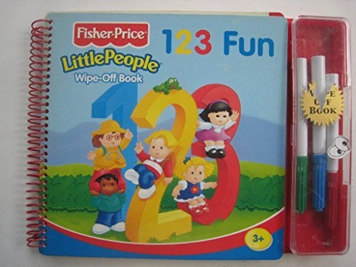 123 FUN : LITTLE PEOPLE WIPE-OFF BOOK By Segundo Garcia & Carolyn Bracken *Mint*