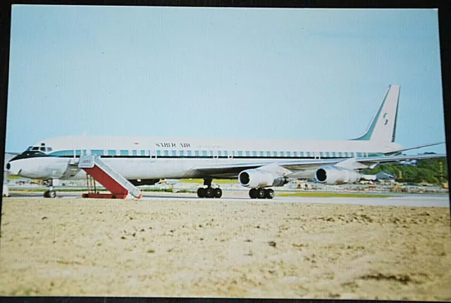 42955 Ak Saber Air Of Singapore Douglas DC-8 61 Cf 9V-BEH London Heathrow 1972