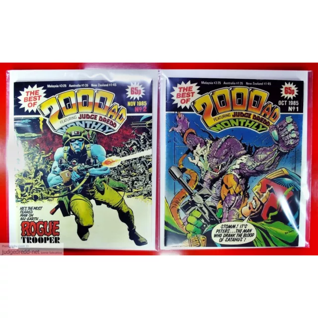 2000AD Best of 20000 AD Judge Dredd COMIC Bags ONLY Size2 / Sleeves x 25 Pack .