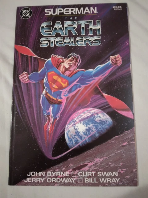 Superman: The Earth Stealers (1988) Dc, John Byrne, Curt Swan, Prestige