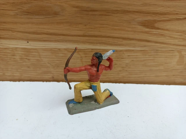 Lot De Figurines Anciennes Indiens - Starlux, Mignot, CBG, Blancherie Frères - Occasion