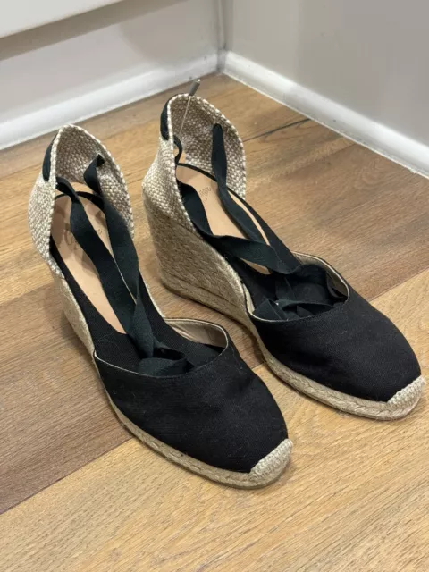 CASTANER Carina Wedge Espadrille Size 39