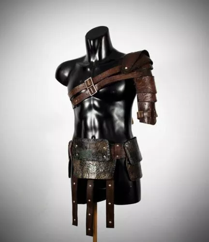 Medieval Leather Full Suit Of Gladiator Armor /Celtic Full Body armor