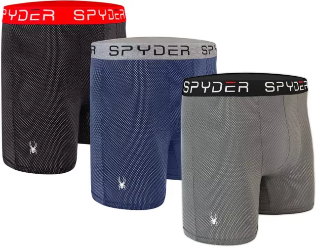 SPYDER 5 PACK Mens Ultra soft Comfort Mesh Performance Boxer