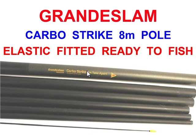 GRANDESLAM 8M CARBO STRIKE TAKE APART CARBON POLE COARSE MATCH CARP POLE FISHING 27.50 - PicClick UK GRANDESLAM 8M CARBO STRIKE TAKE APART CARBON POLE COARSE MATCH CARP POLE FISHING 27.50 - PicClick UK
