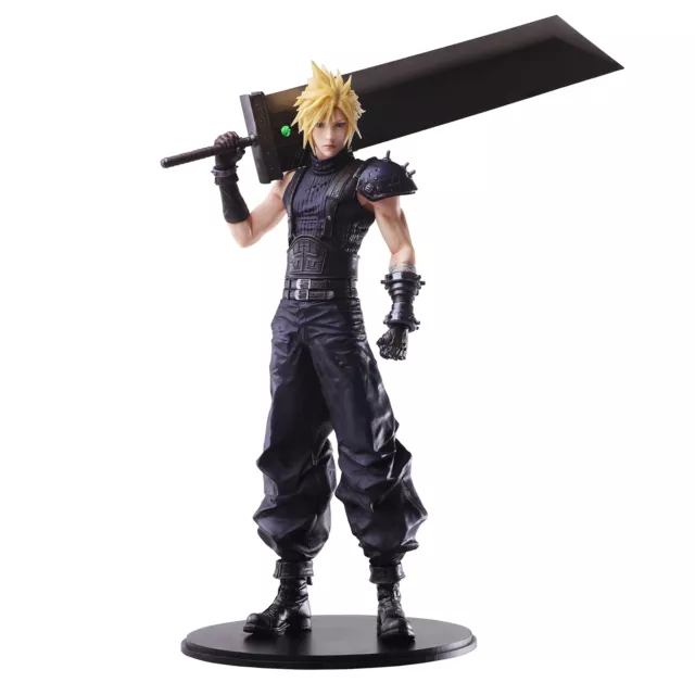 Square Enix Final Fantasy VII Remake Static Arts Cloud Strife Painted Figure NEW