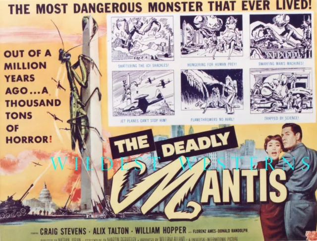 70780 The Deadly Mantis Craig Stevens, William Hopper Decor Wall
