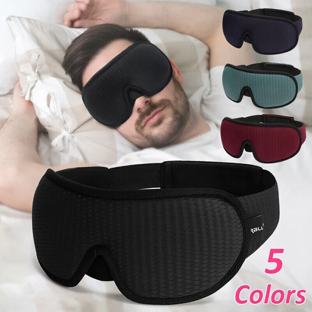 Travel Sleep Eye Mask soft 3D Memory Foam Padded Shade Cover Sleeping Blindfold