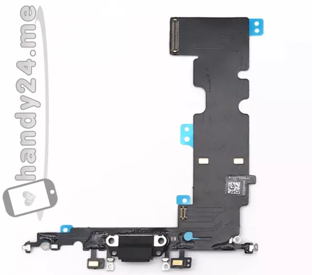 Ladebuchse Für iPhone 8 PLUS Connector Port Charging Buchse Mikrofon Schwarz