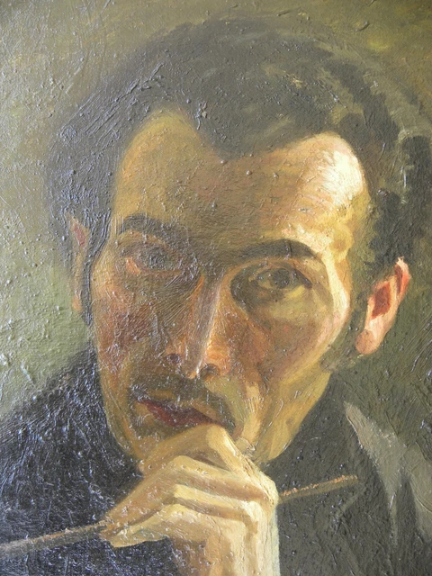 Tullio BACCHETTA (Crema Cremona 1892 - Altofonte Palermo 1975) AUTORITRATTO 1922 3