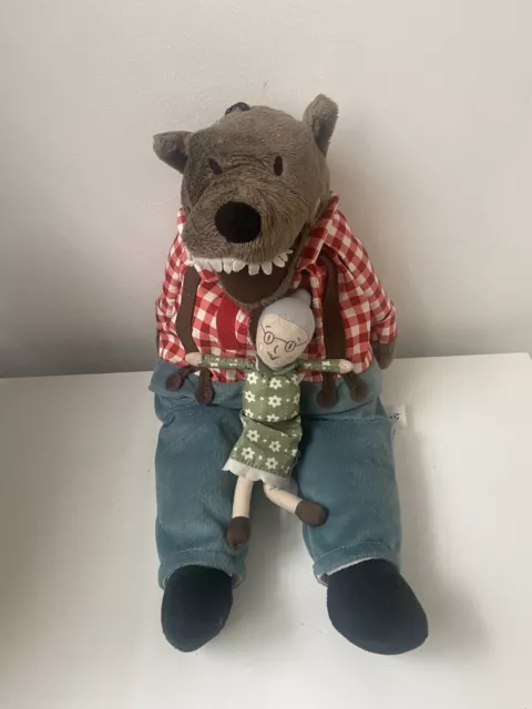 IKEA LUFSIG BIG Bad Wolf Grandma Plush Soft Toy Animal Little Red Riding Hood 24.89 PicClick UK