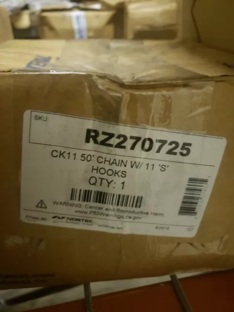 Nortek 270725 Ck11 50' Chain W/ 11 'S' Hooks