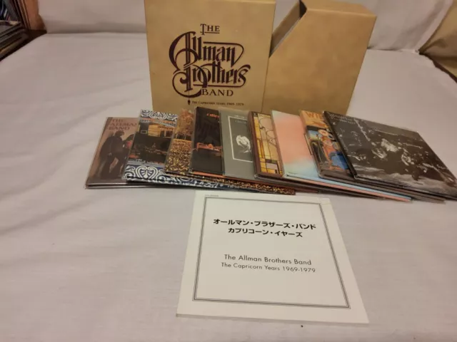 THE ALLMAN BROTHER BAND – The Capricorn Years 1969-1979 9 cd BOX SET