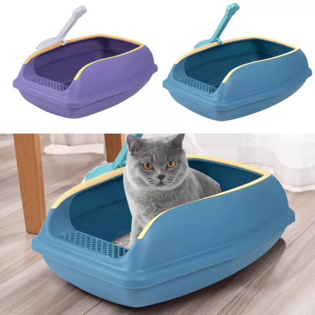 Large Cat Kitten Litter Tray Box High Sided Deep Toilet Loo Luxury CatCentre