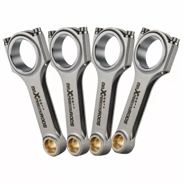 H-Schaft 4340 Connecting Rods Bielas Bielle For Ford Focus ZX3 2000-2004 139.3mm