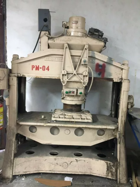 Herman Schwabe 25 Ton Down Acting Cutting Press Series #60102 Model G Herman Schwabe 25 Ton Down Acting Cutting Press Series #60102 Model G