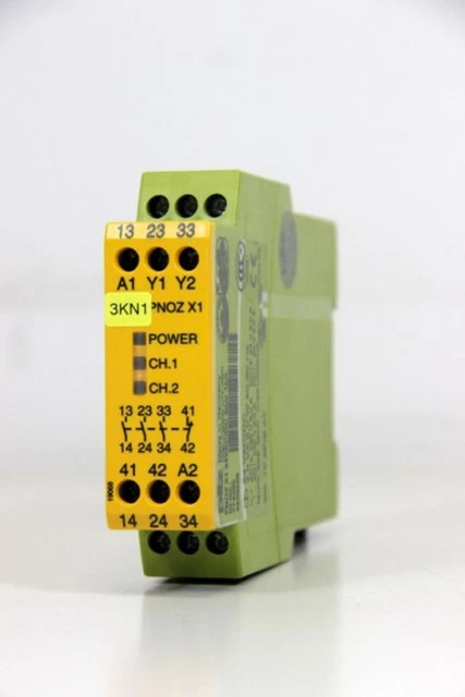 Champignon Pnoz X Pas-De Schutztüren Rideaux Lumineux X1 24vac / Dc 3n/O 1n/C