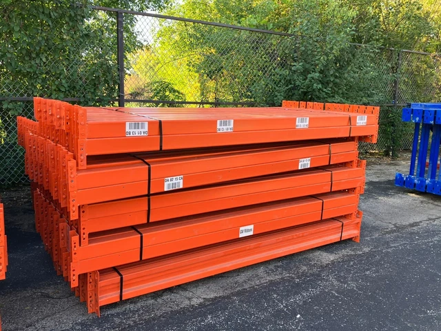 thumbnail image 2 of Steel King Pallet Rack Upright - 68 X 288 Teardrop Style (Used, Surface Rust) 2 of 5